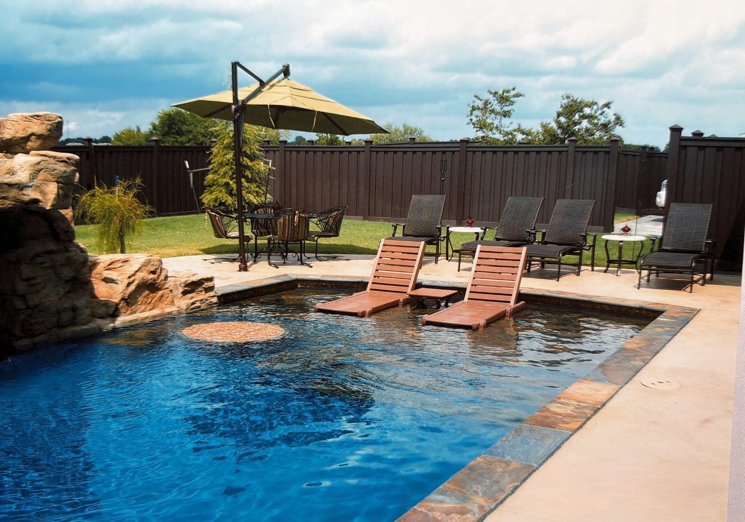 Luxury pool and outdoor living space