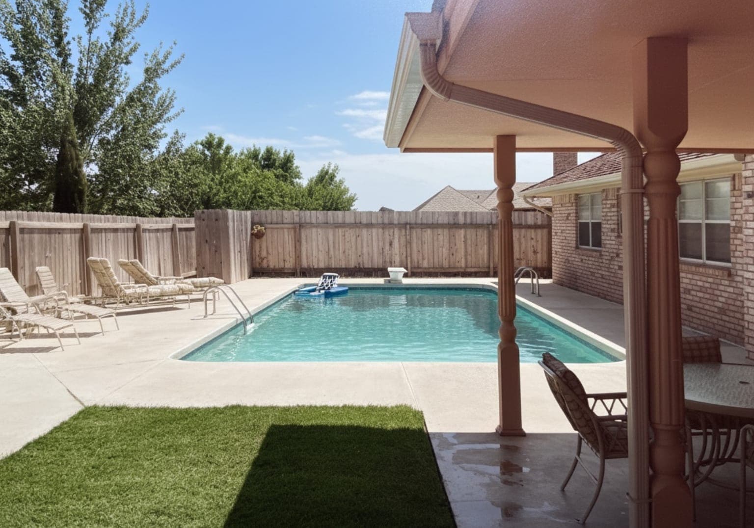 Pool construction project